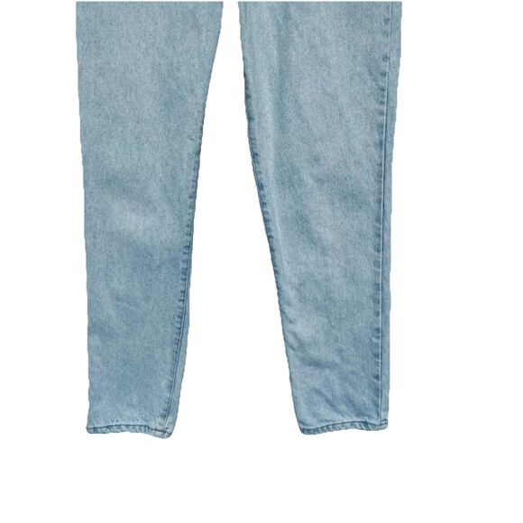 VTG Calvin Klein Hi Rise Jeans Stonewash Leather Patch USA Women's Size 6 x 30 - Picture 3 of 7